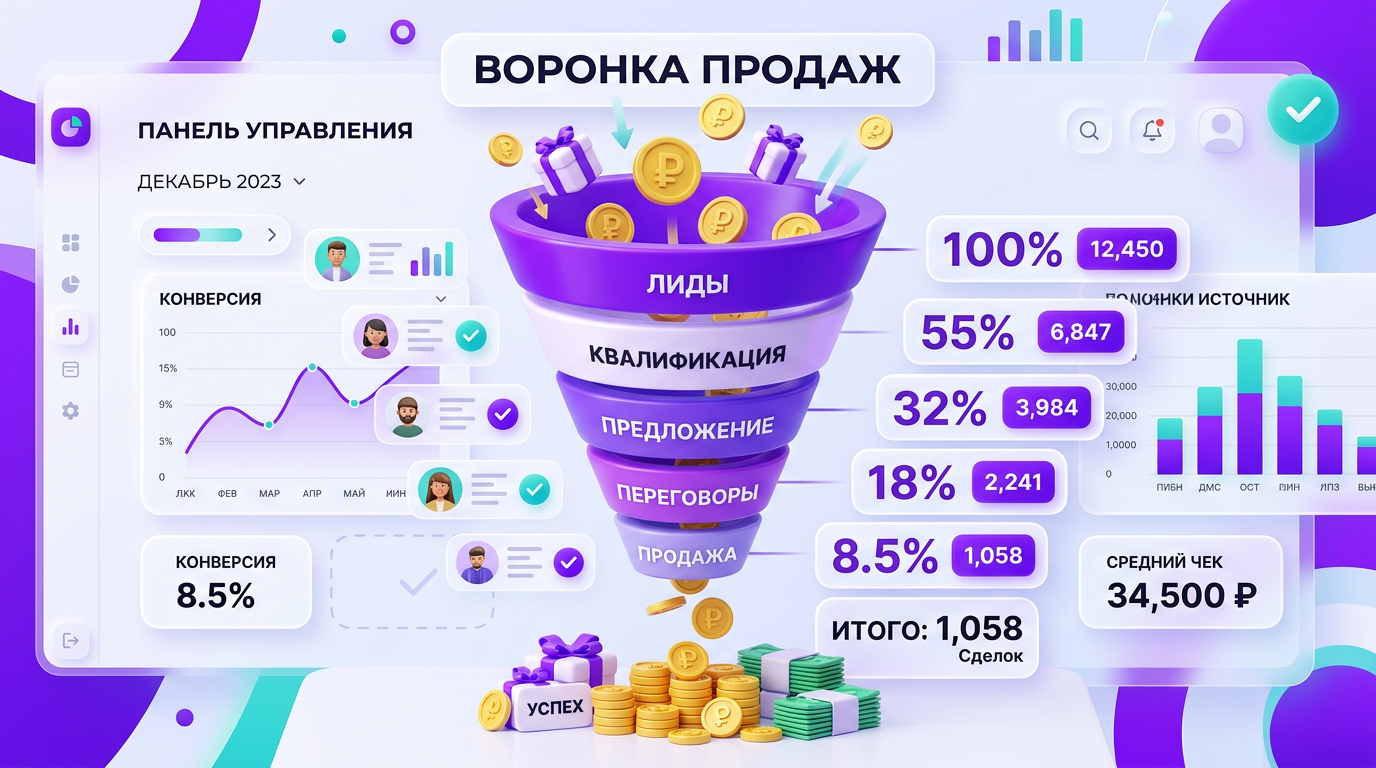 Отчет Воронка продаж